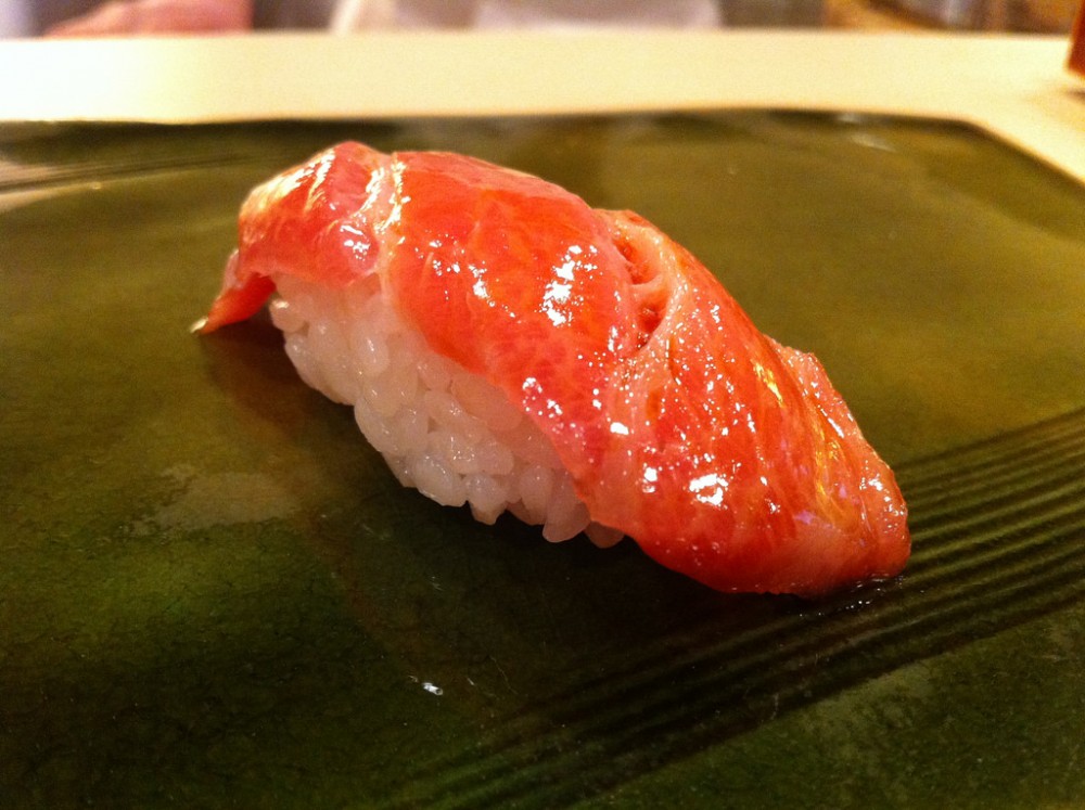 toro tuna belly, japan food